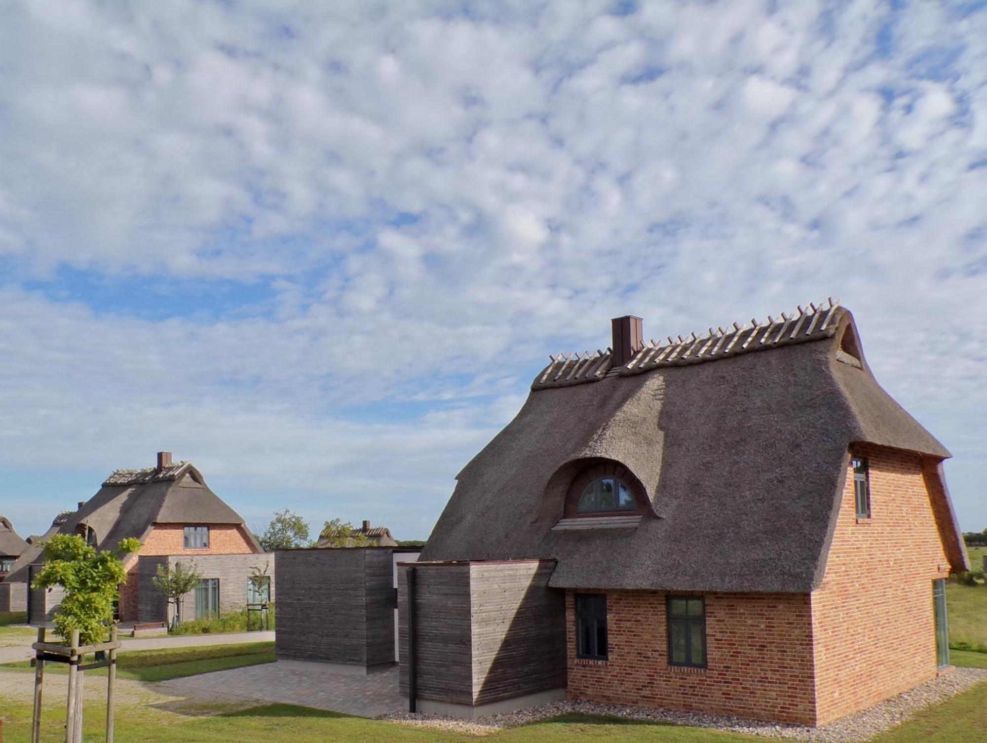 Reetdorf Geltinger Birk Atelierhaus Schilfinsel Nieby (Nieby, Schleswig-Flensburg) Exterior foto